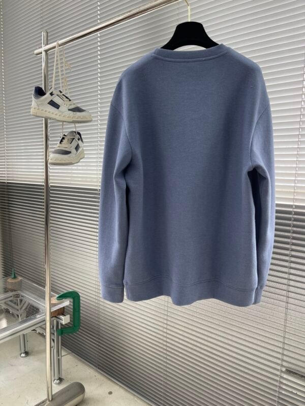 aa5f61a7 HRMS Embroidered Logo Crew Neck Jumper - Blue