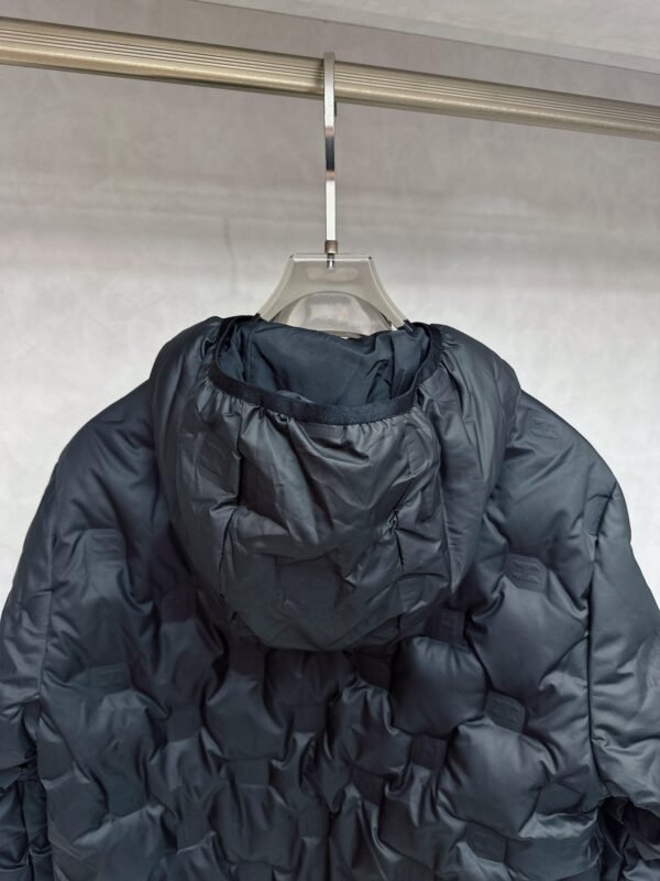 HRMS Hooded Puffer Jacket - Black