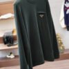 PRDA Crew Neck Jumper  with Chest Logo Detail - Deep Green
