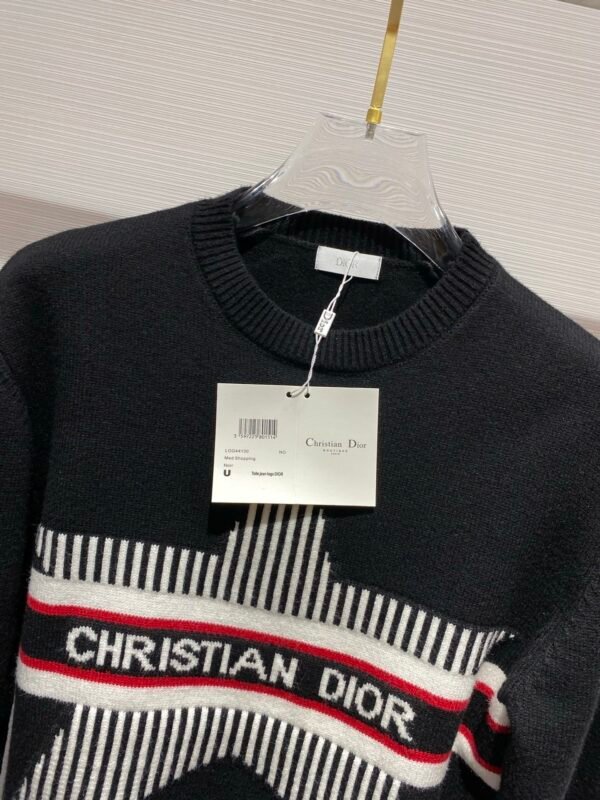 ab089e6b CD Star Motif Crew Neck Jumper - Black