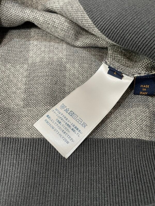 LVE Check Pattern Knit Jumper - Grey