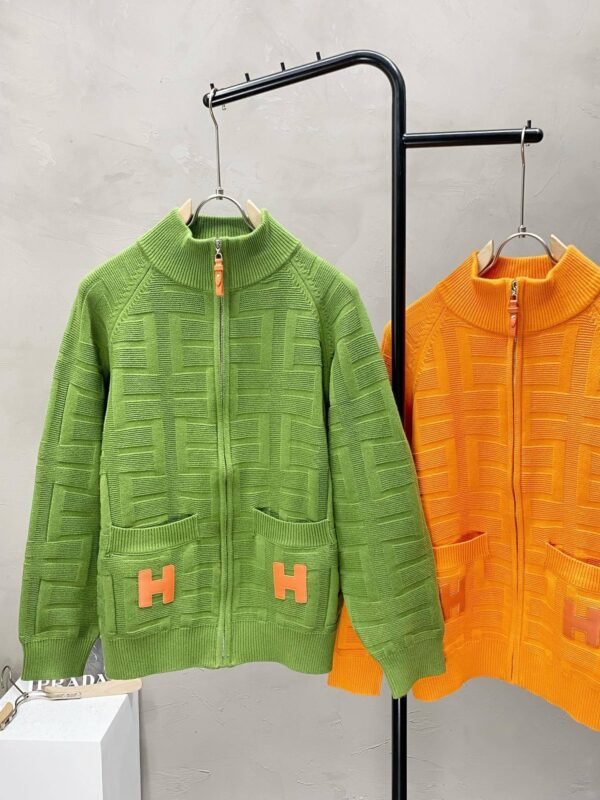 HRMS Zip-Up Knit Jacket