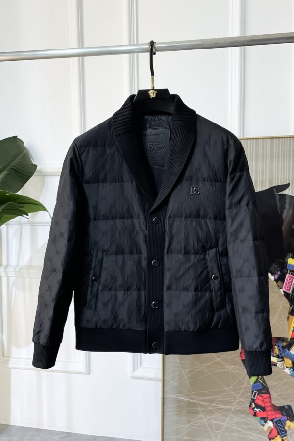 DG Button-Front Jacket - Black