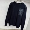 ac3ccd8b PRDA Crew Neck Jumper with Chest Pocket - Black