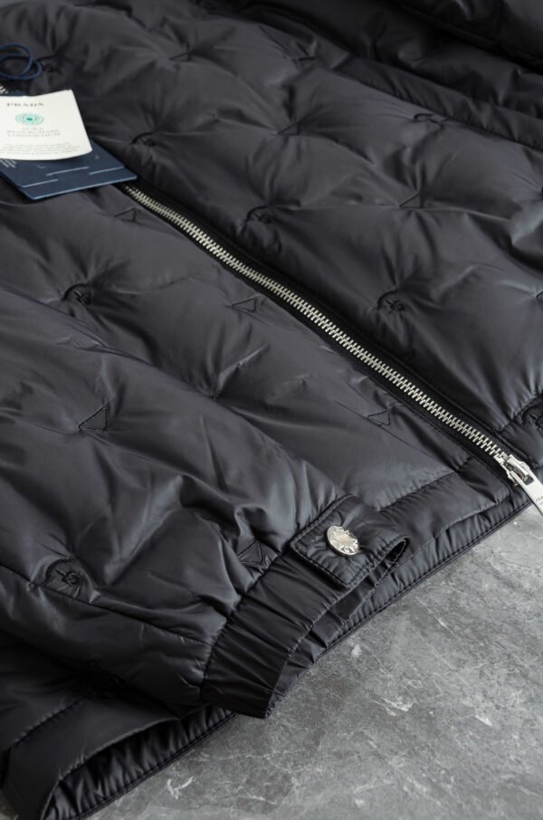 PRDA Zip Jacket with Logo Patch - Black