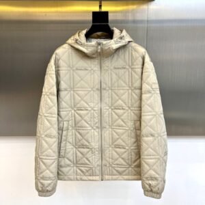 ad098c99 CD Quilted Hooded Zip-Up Jacket - Light Beige