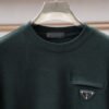 PRDA Crew Neck Jumper  with Chest Logo Detail - Deep Green