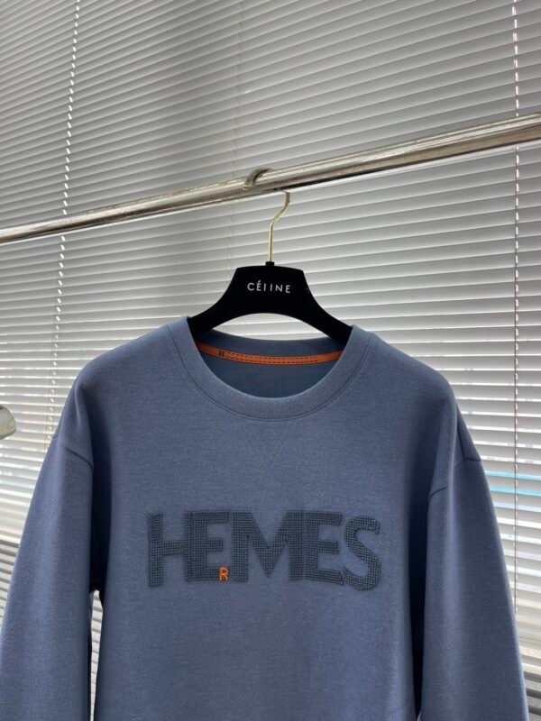 ad4a0284 HRMS Embroidered Logo Crew Neck Jumper - Blue
