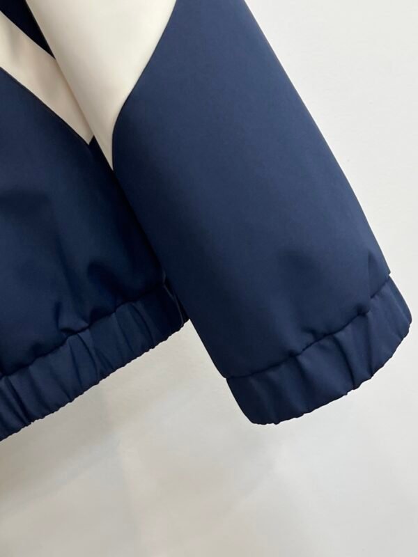 GCCI Zip-Up Jacket with Contrast Panel - Navy