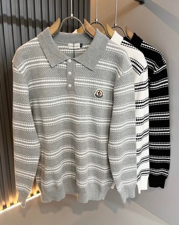 MNCLR Striped Polo Jumper