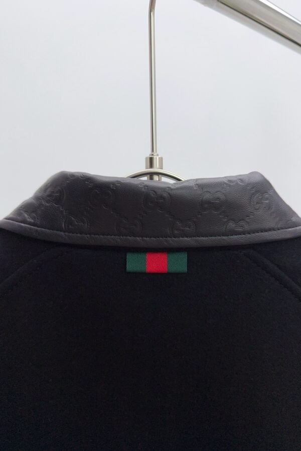 GCCI Monogram Zip Jacket - Black