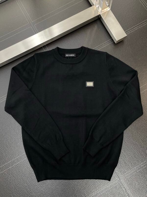 DG Crew Neck Jumper - Minimal Logo Design