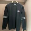 afe45086 CD Crew Neck Jumper with Embroidered Chest Logo - Black