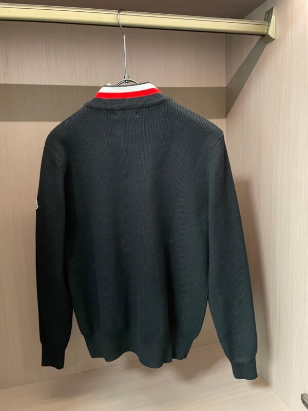 MNCLR Zip-Up Knit Jacket - Black