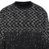 LVE Pixel Pattern Crewneck Jumper – Black