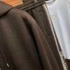 CD Hooded Zip-Up Jacket - Brown