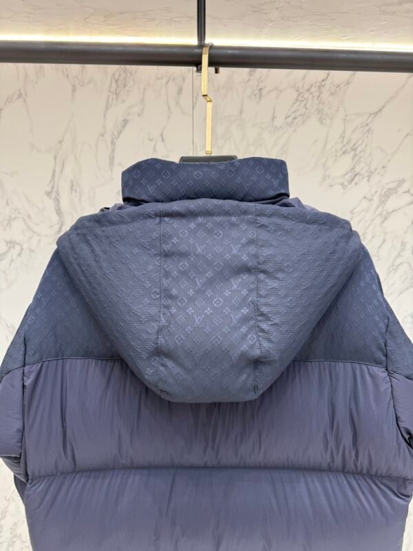 LVE Padded Hooded Coat – Navy Blue