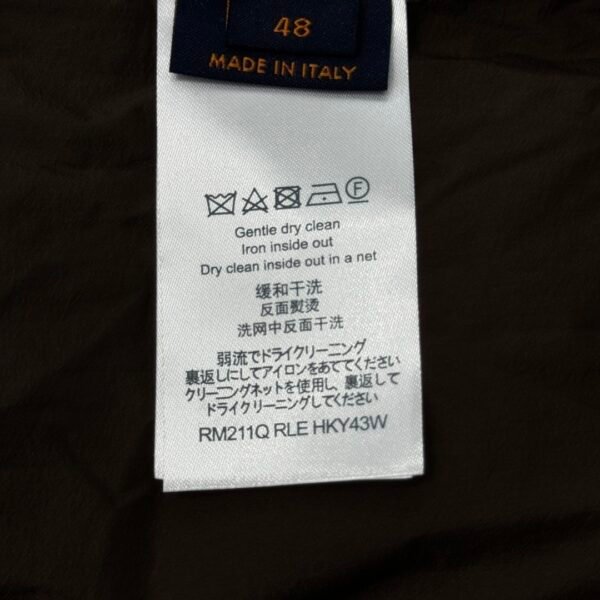 LVE Quilted Puffer Jacket with Structured Panel Design - Brown