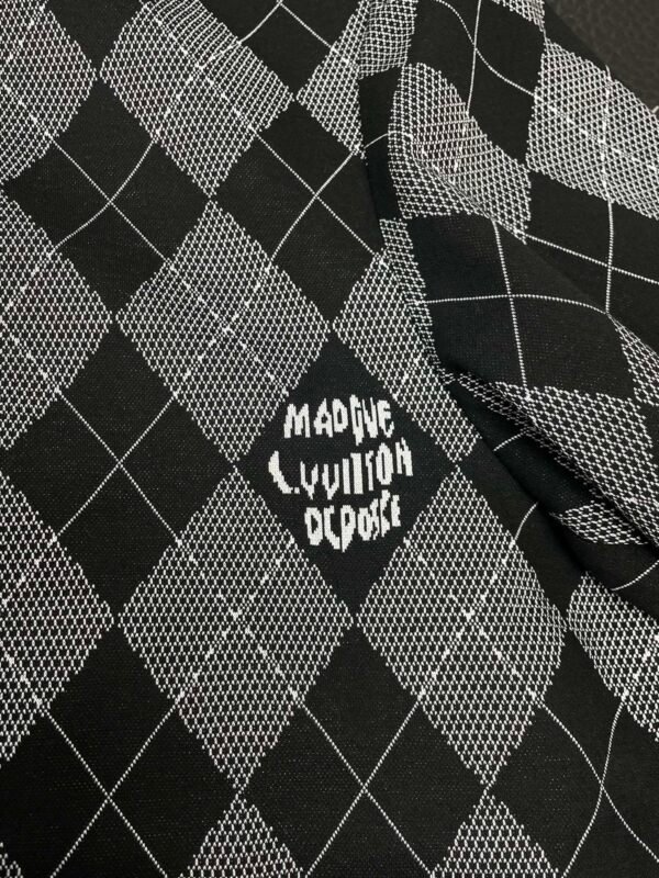 LVE Argyle Zip-Front Jacket