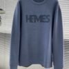b713573e HRMS Embroidered Logo Crew Neck Jumper - Blue