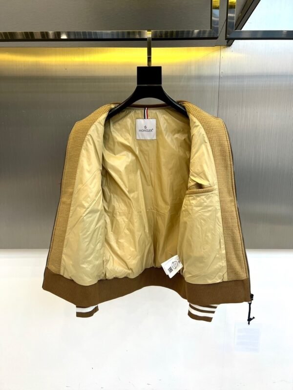 MNCLR Mixed Panel Padded Jacket - Brown