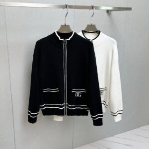 DG Zip Front Knit Jumper