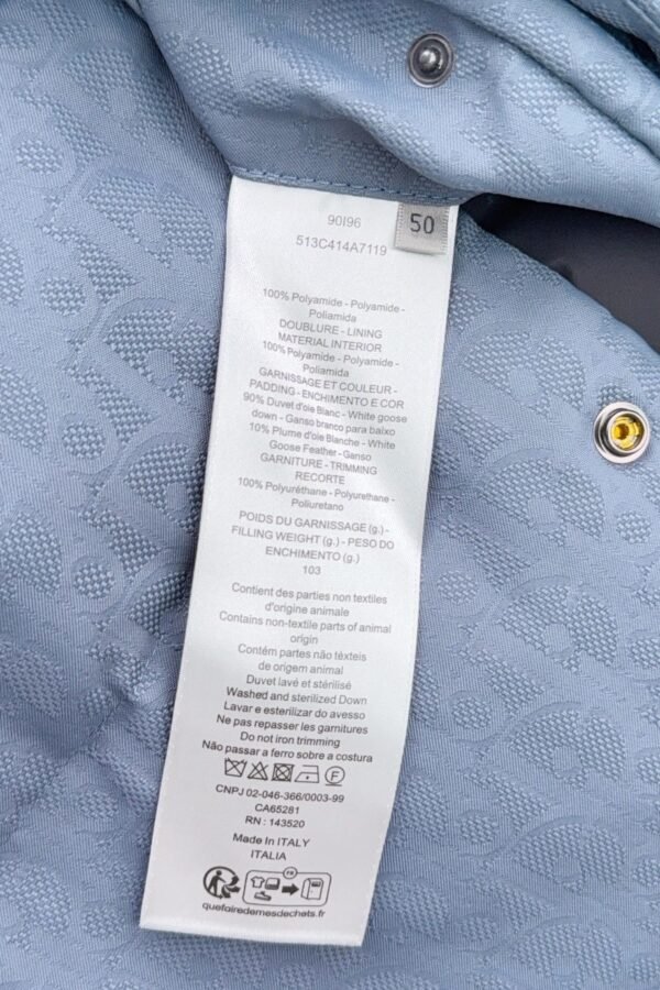 CD Monogram Quilted Jacket - Blue