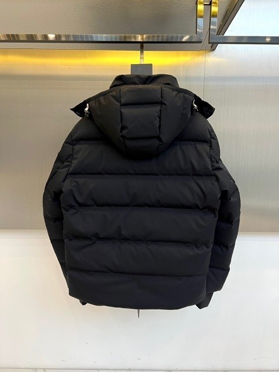 MNCLR Quilted Hooded Jacket - Black