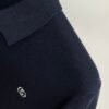 GCCI Logo Embroidered Polo Collar Jumper