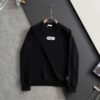 CD Crew Neck Jumper with Embroidered Patch - Black