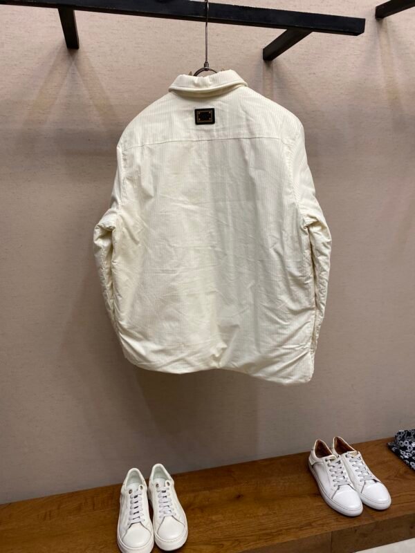 DG Insulated Button-Up Jacket - White