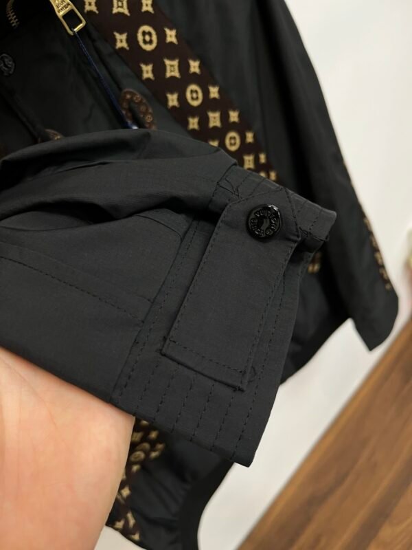 LVE Black Hooded Panel Jacket