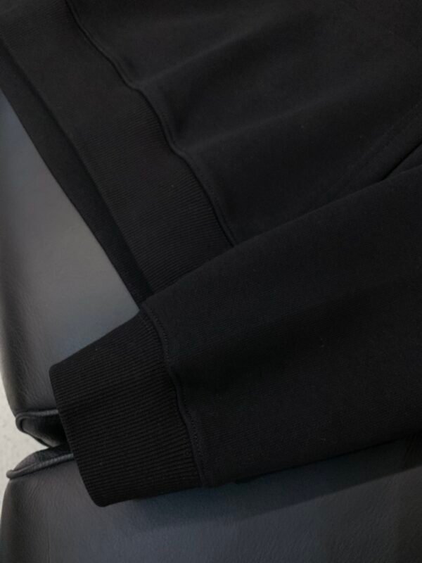 LWE Hooded Jumper with Zip Pocket Detail - Black