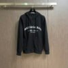 DG Logo Text Zip Hoodie - Black