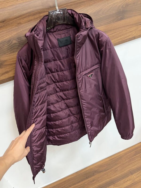 PRDA Hooded Zip-Up Jacket - Burgundy