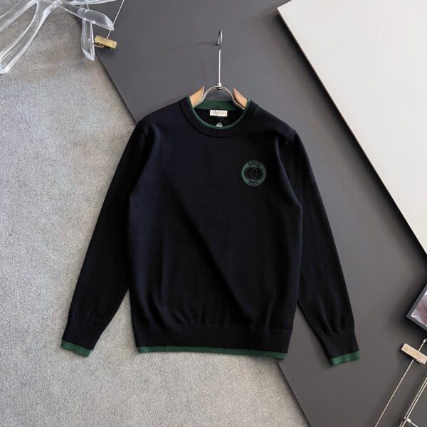 GCCI Crew Neck Jumper with Embroidered Patch