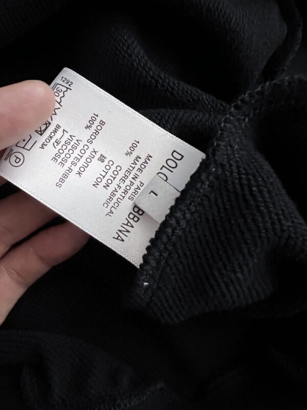 DG Logo Neckline Jumper - Black