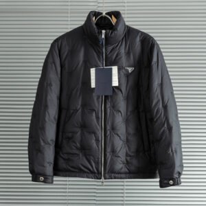 PRDA Zip Jacket with Logo Patch - Black