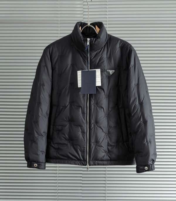 PRDA Zip Jacket with Logo Patch - Black