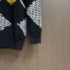 LVE Geometric Pattern Knit Jumper - Black & Yellow