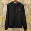 DG Hooded Button Jacket - Black