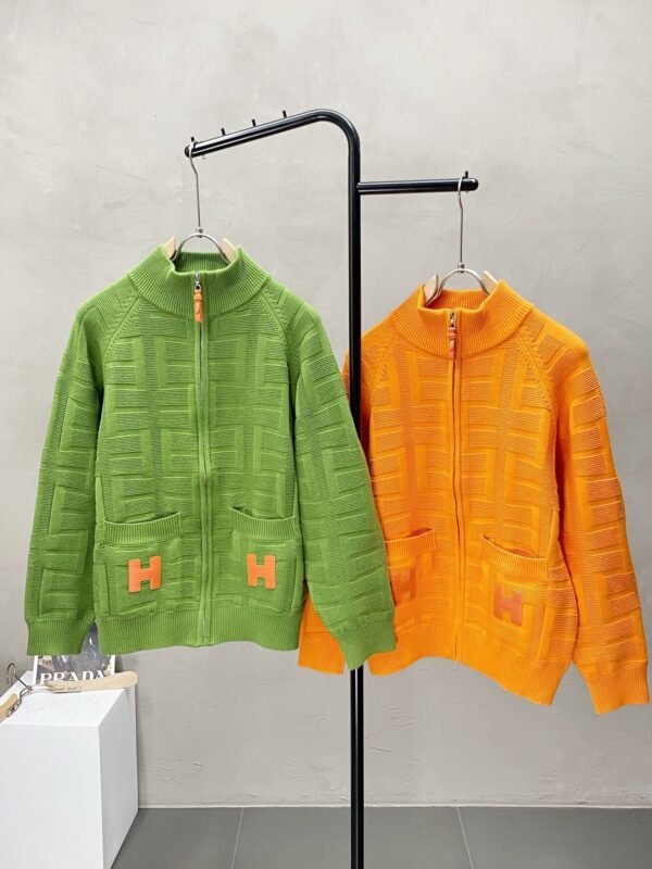 HRMS Zip-Up Knit Jacket