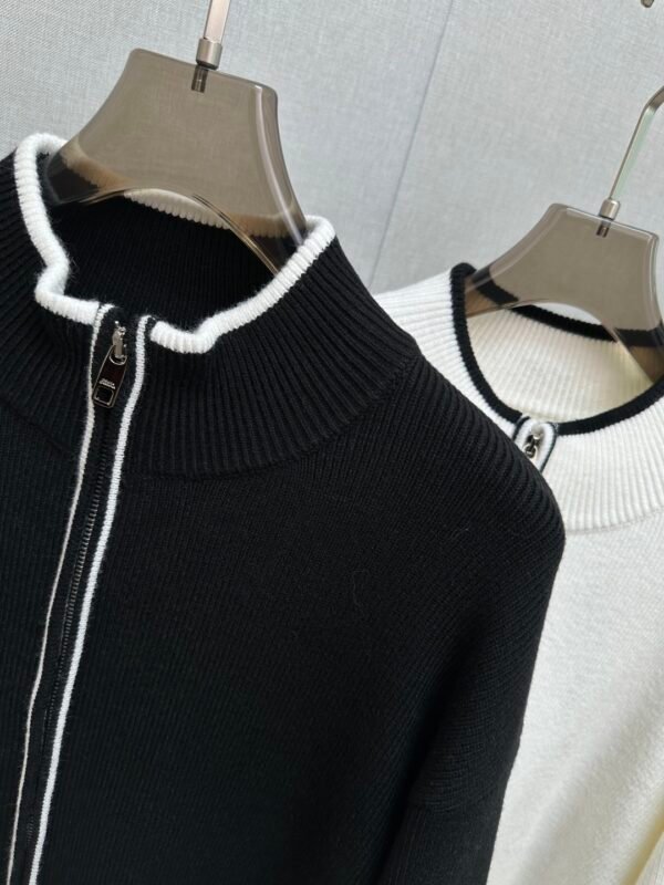 DG Zip Front Knit Jumper