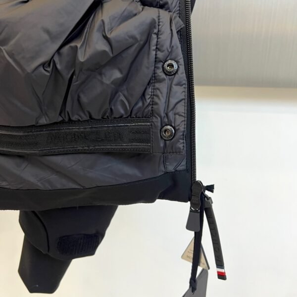 MNCLR Quilted Hooded Jacket - Black