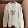 HRMS Embroidered Horse Crew Neck Jumper – White