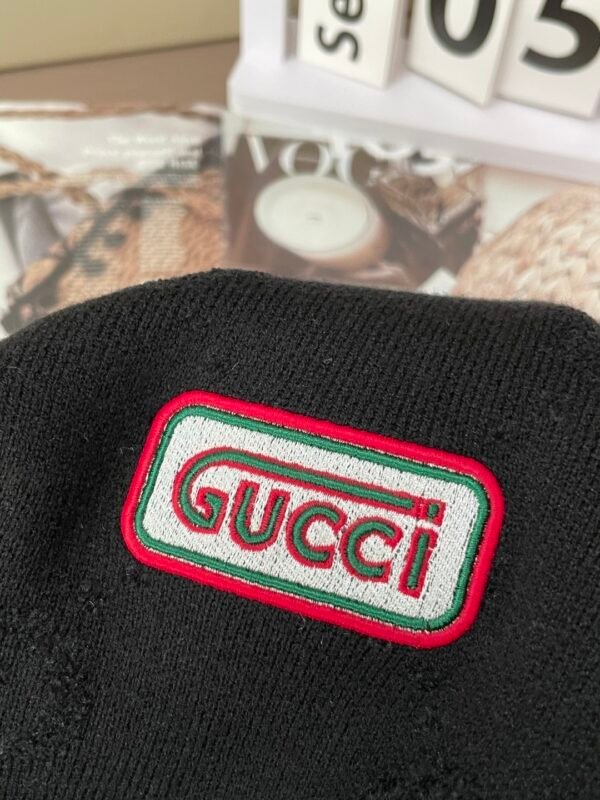 c5c57fd1 GCCI Crew Neck Jumper with Embroidered Logo Patch - Black