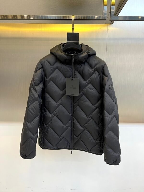 MNCLR Quilted Hooded Jacket - Black