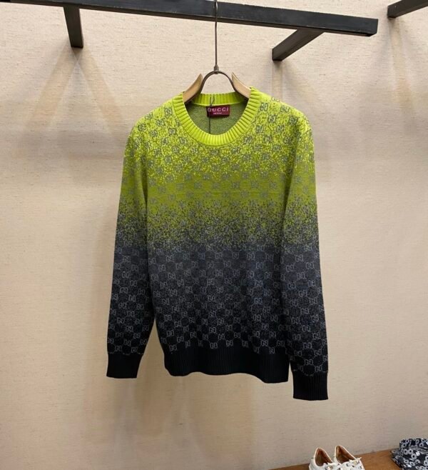 GCCI Gradient Monogram Crew Neck Jumper