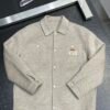 GCCI Textured Collared Button-Up Jacket