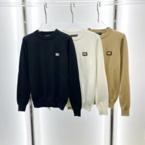 DG Crew Neck Jumper - Minimal Logo Design